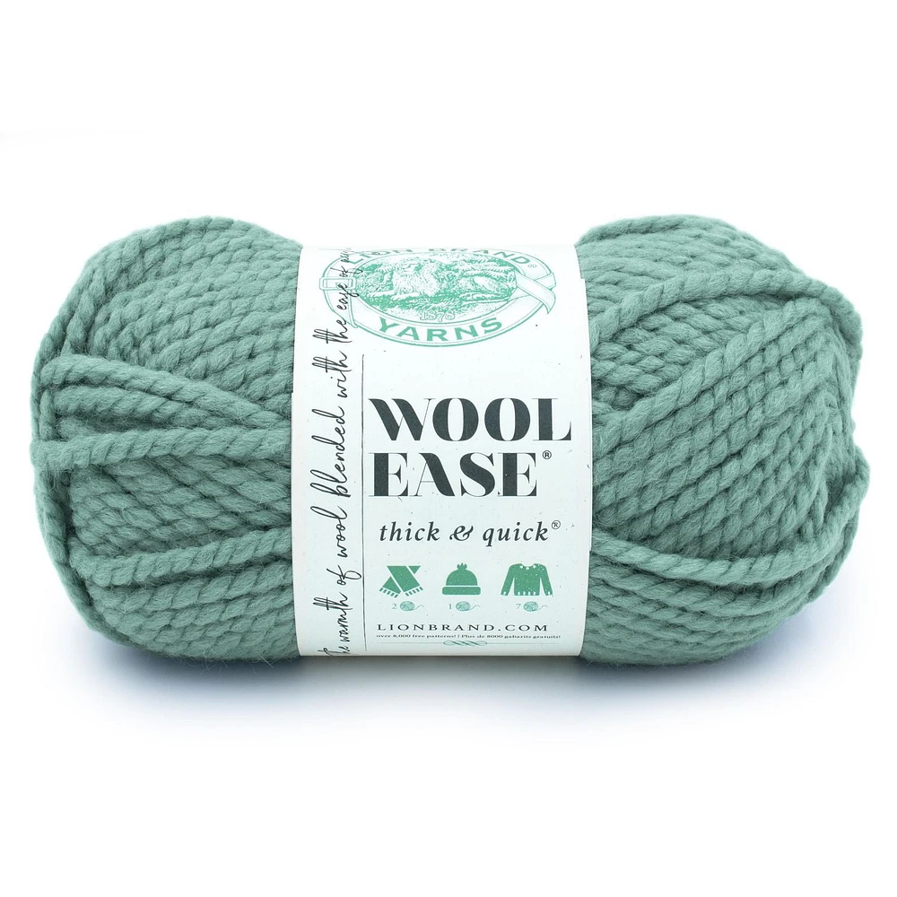 Lion Brand Wool-Ease Thick & Quick Yarn Succulent, Acrylic Wool Yarn Succulent 30654842