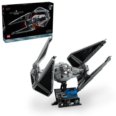 LEGO Star Wars Ultimate Collector Series TIE Interceptor Model, Build and Display Star Wars Collectible, 75382