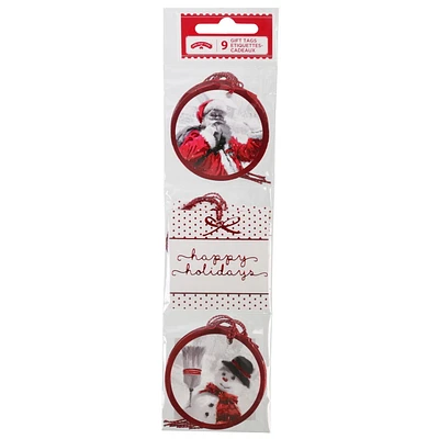 9ct Pocket Gift Tags - Traditional