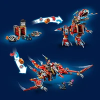 LEGO DREAMZzz Cooper’s Robot Dinosaur C-Rex, Rebuildable Dinosaur Toy Transforms from a Pterodactyl to a T-Rex Action Figure, Creative Gift for Boys, Girls and Kids Ages 9 and Up, 71484, Includes 917 Pieces, Ages 9+