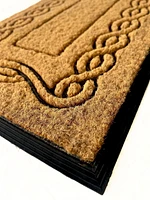 Extra Large Non-Slip Rubber Coir Door Mat – 24 Inch x 36 Inch, Perfect for Outdoor/Indoor Entryways