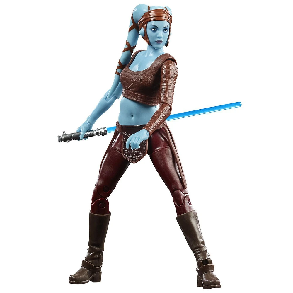 Star Wars The Black Series Aayla Secura Toy 6-Inch-Scale Attack of the Clones Collectible Action Figure, Toys for Kids Ages 4 and Up