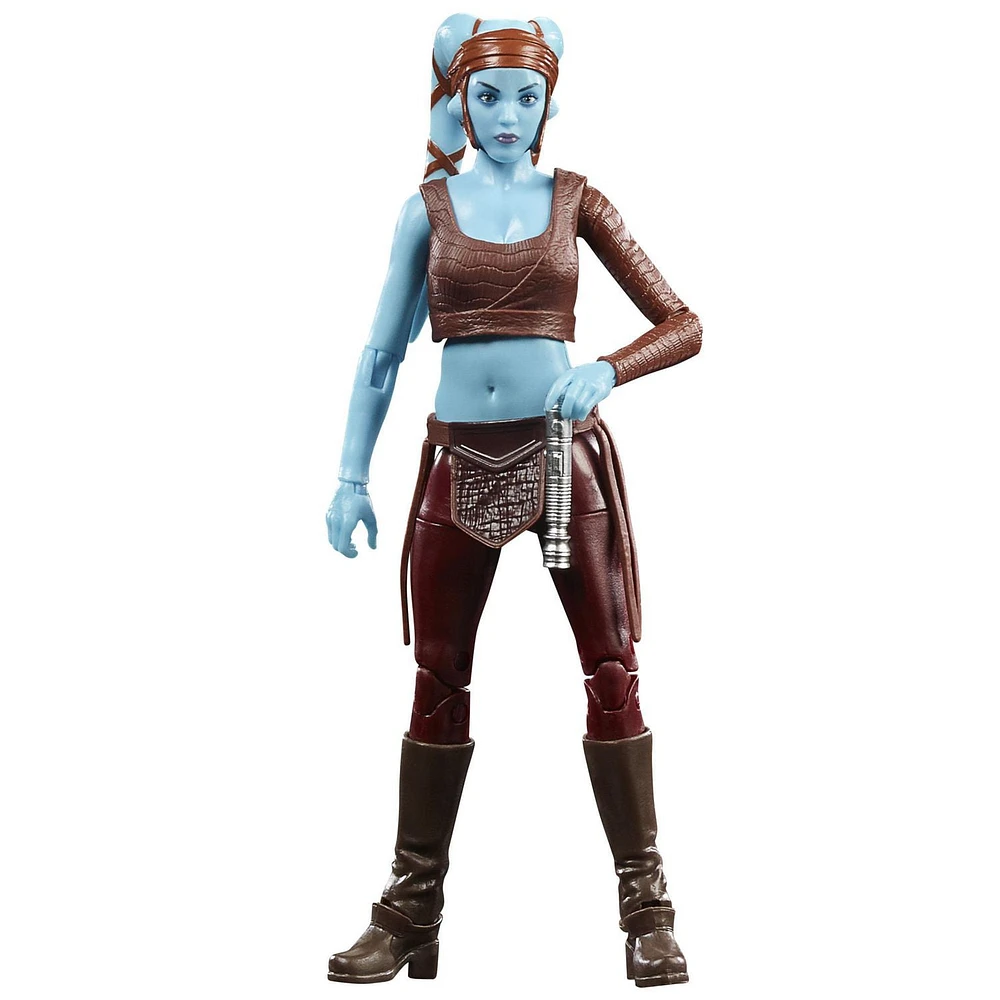 Star Wars The Black Series Aayla Secura Toy 6-Inch-Scale Attack of the Clones Collectible Action Figure, Toys for Kids Ages 4 and Up