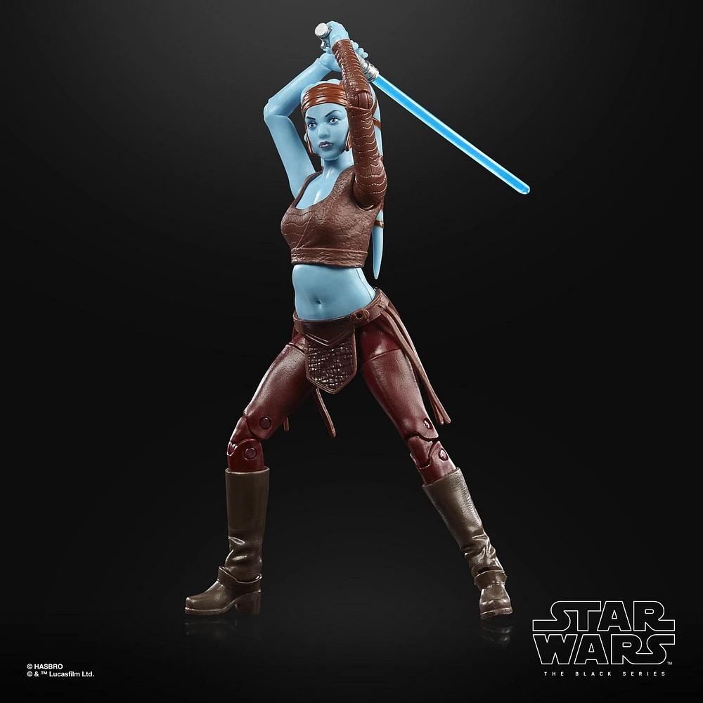 Star Wars The Black Series Aayla Secura Toy 6-Inch-Scale Attack of the Clones Collectible Action Figure, Toys for Kids Ages 4 and Up