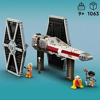 LEGO Star Wars TIE Fighter & X-Wing Mash-up Building Toy, Star Wars Gift for Kids with 2 Starfighters, 75393