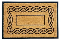 Extra Large Non-Slip Rubber Coir Door Mat – 24 Inch x 36 Inch, Perfect for Outdoor/Indoor Entryways