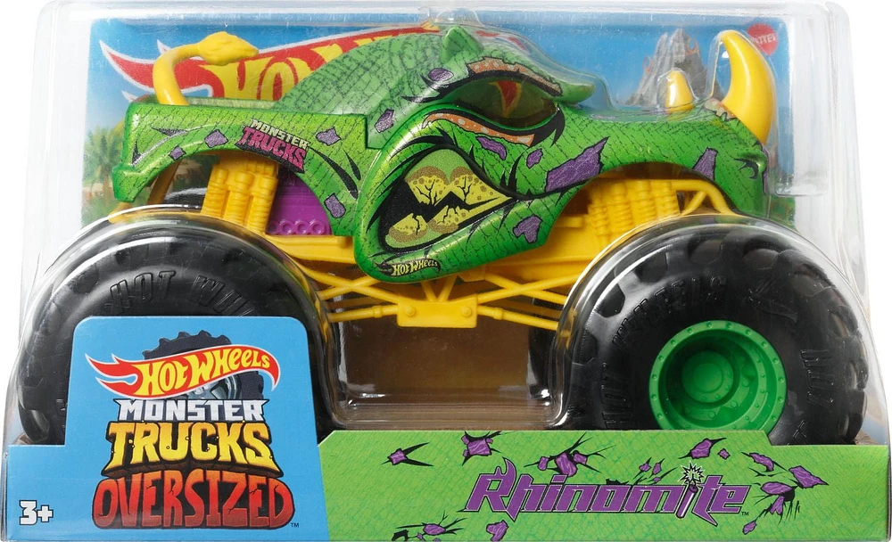 Hot Wheels Monster Trucks 1:24 Scale Rhinomite Vehicle