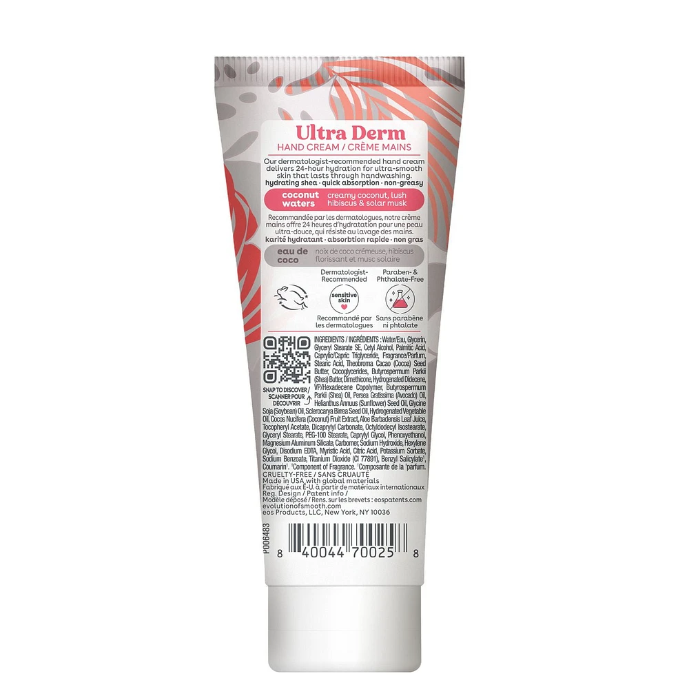 eos Crème pour les mains Shea Better - Noix de coco | hydratation de 24 h | Hypoallergénique 74 ml (2,5 fois)