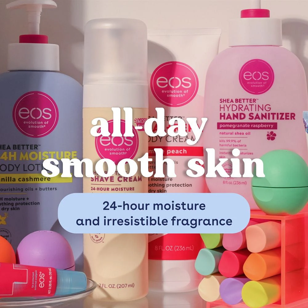 eos Crème pour les mains Shea Better - Noix de coco | hydratation de 24 h | Hypoallergénique 74 ml (2,5 fois)