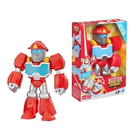 Playskool Heroes Mega Mighties Transformers Rescue Bots Academy Optimus Prime Figure 10-inch Figure, Collectible Toys for Kids Ages 3 and Up