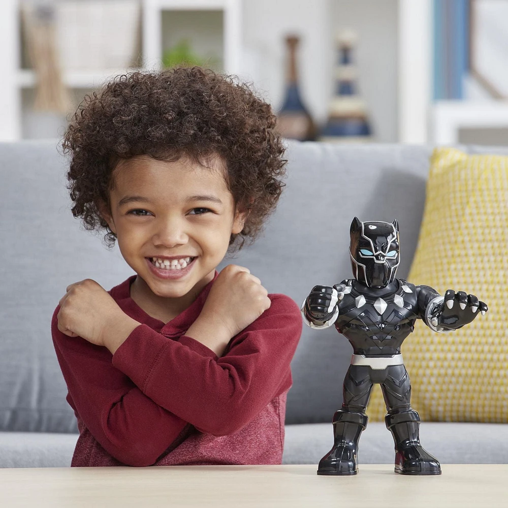 Playskool Heroes Marvel Super Hero Adventures Mega Mighties Black Panther Collectible 10-Inch Action Figure