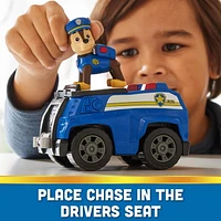 PAW Patrol, Chase’s Patrol Cruiser, Toy Car with Collectible Action Figure, Sustainably Minded Kids Toys for Boys & Girls Ages 3 and Up