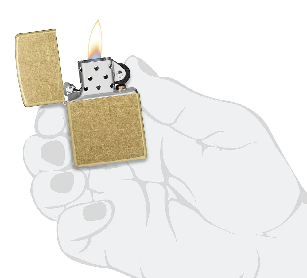 Zippo Regular Street Brass (48267)