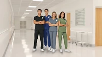 Hanes Comfort Fit Unisex Scrub - Top