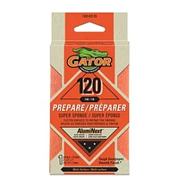 GATOR Premium Super Sanding Sponge, 120 Grit, 3 x 5 x 1