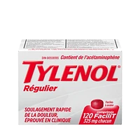 Tylenol Regular Strength Pain Relief Acetaminophen 325mg EZTabs, 120 Count