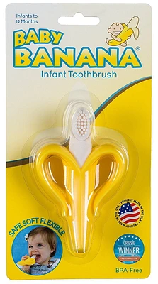 Baby Banana Infant Toothbrush Teether, 0 to 12 months