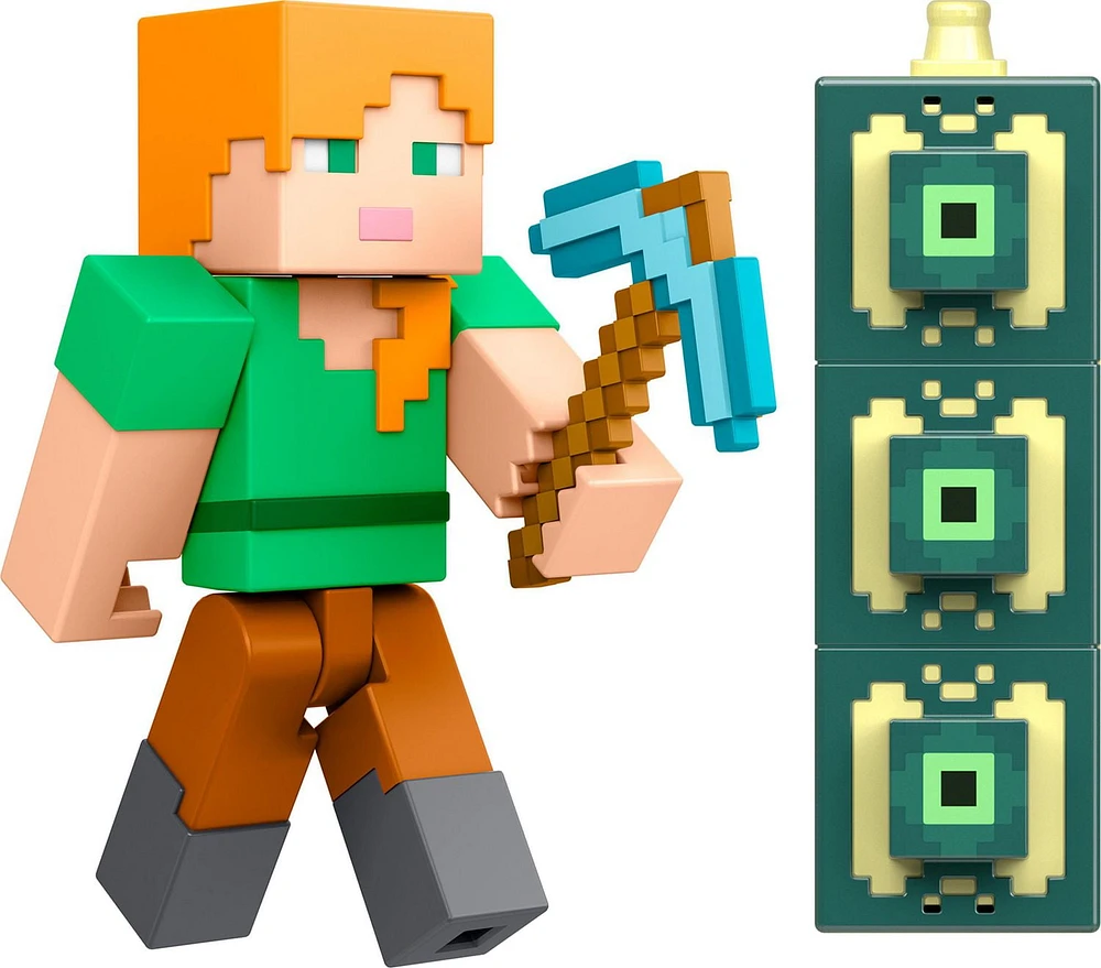 Minecraft Toys 3.25-inch Alex Action Figure Collection