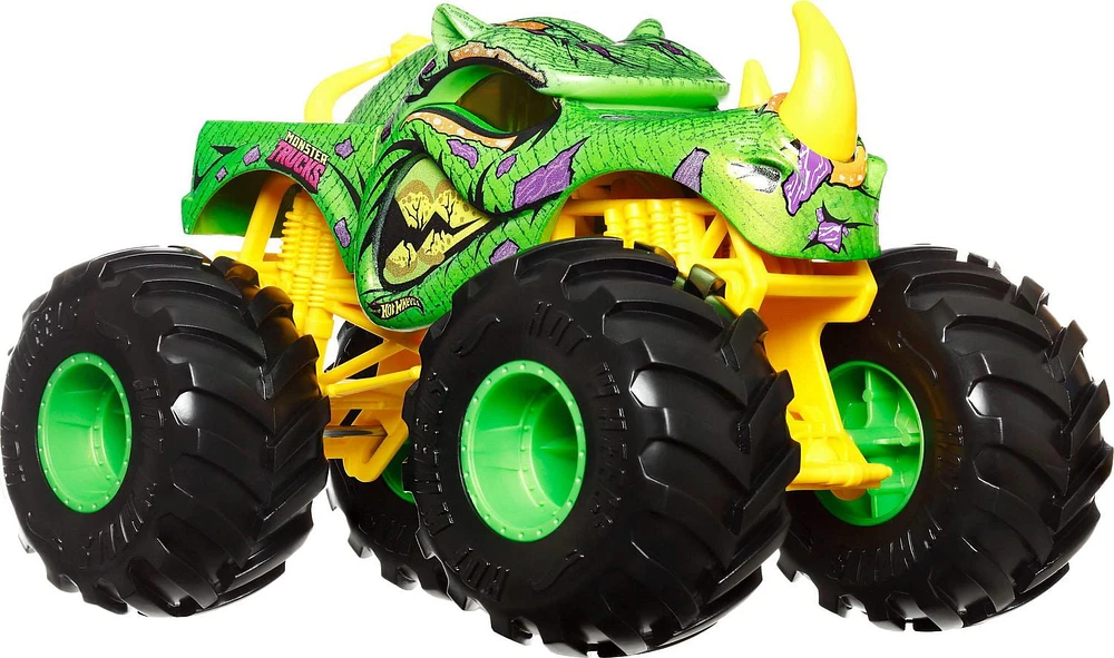 Hot Wheels Monster Trucks 1:24 Scale Rhinomite Vehicle