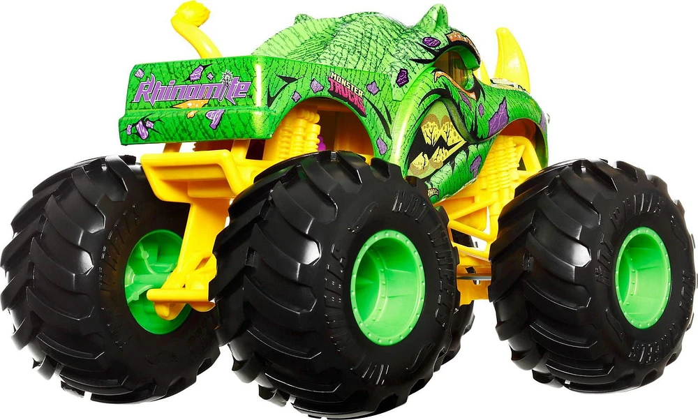 Hot Wheels Monster Trucks 1:24 Scale Rhinomite Vehicle