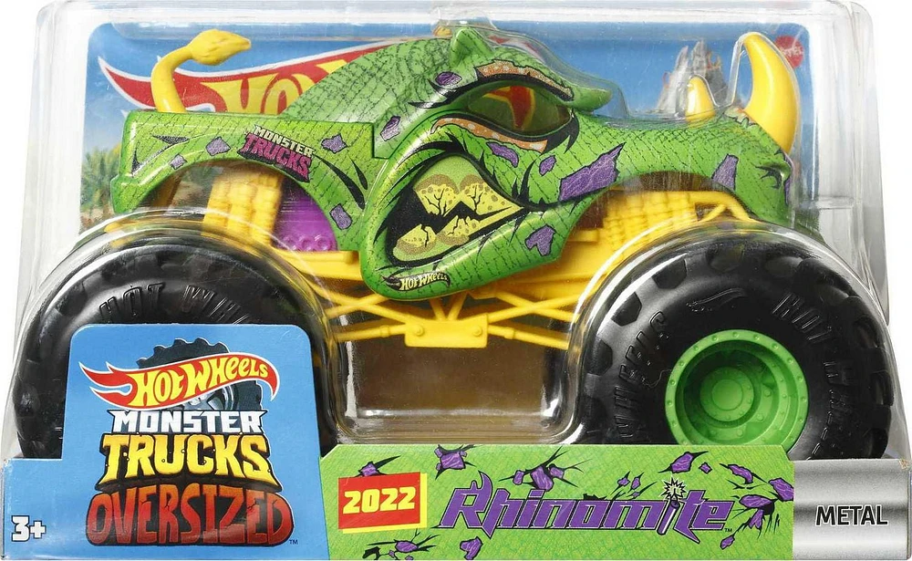 Hot Wheels Monster Trucks 1:24 Scale Rhinomite Vehicle