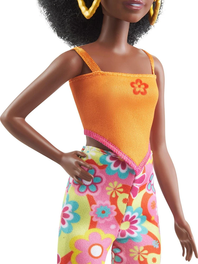 Barbie Doll, Curly Black Hair and Petite Body, Barbie Fashionistas, Ages 3+