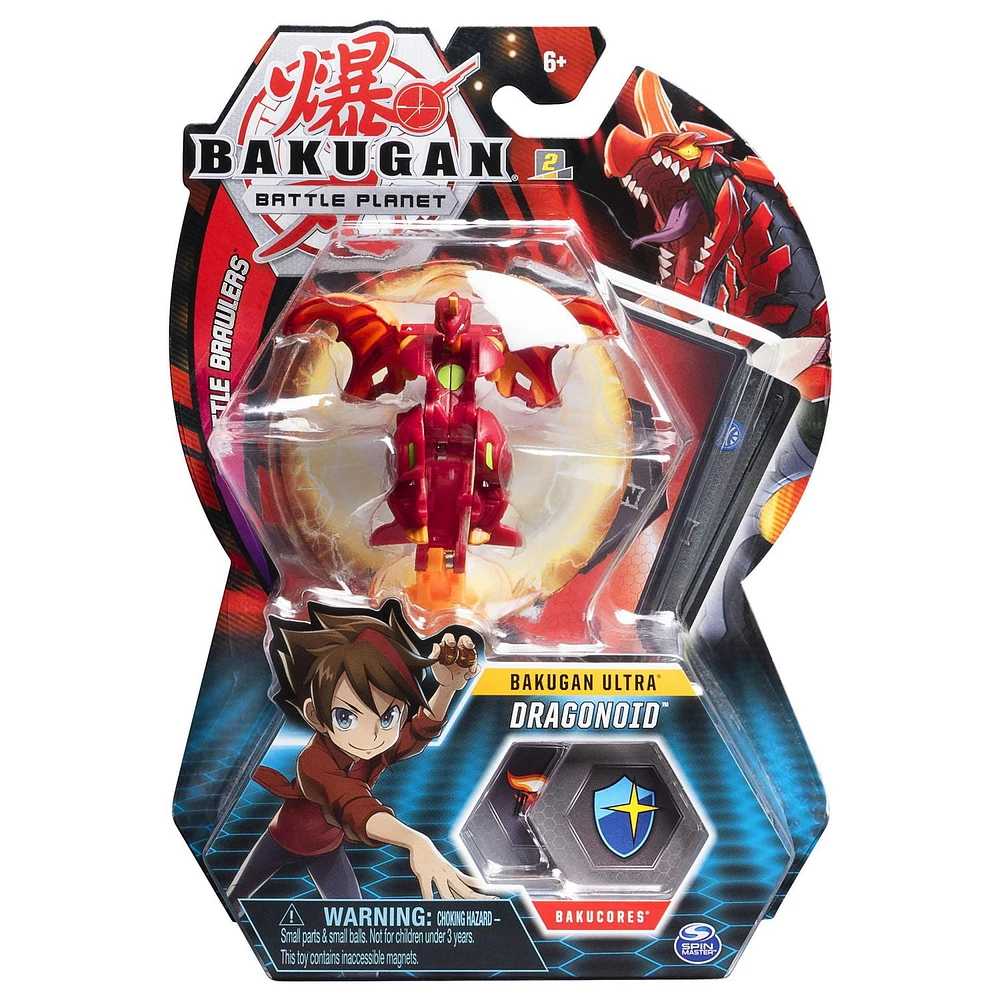 Bakugan Ultra, Dragonoid, 3-inch Tall Collectible Transforming Creature, for Ages 6 and Up