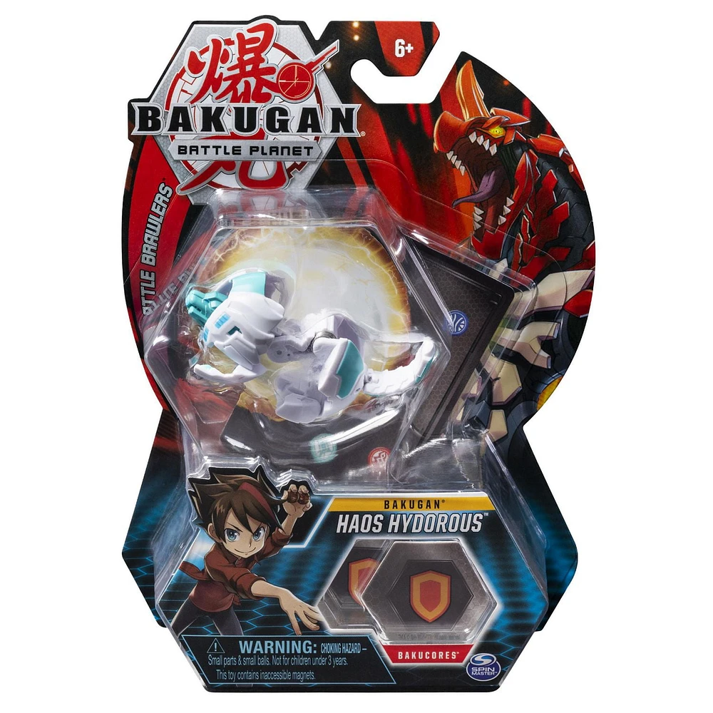 Bakugan, Haos Hydorous, 2-inch Tall Collectible Transforming Creature, for Ages 6 and Up