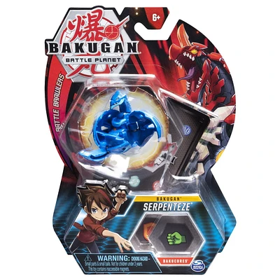 Bakugan, Serpenteze, 2-inch Tall Collectible Transforming Creature, for Ages 6 and Up