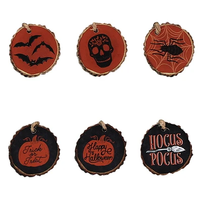 Way To Celebrate Hocus Pocus Faux Wood Slices