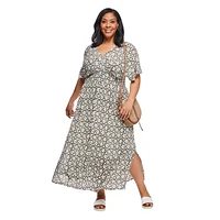 Iyla Women's Plus Maxi Dress, Sizes 1X-4X