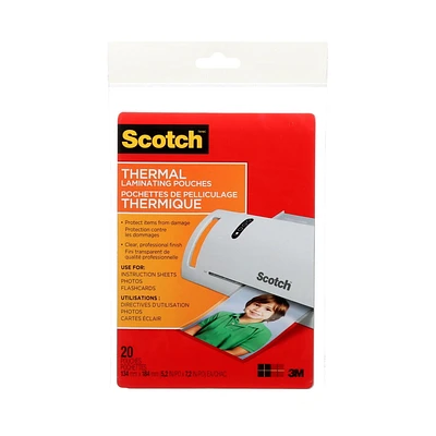 Scotch™ Thermal Laminating Pouches TP5903-20-C