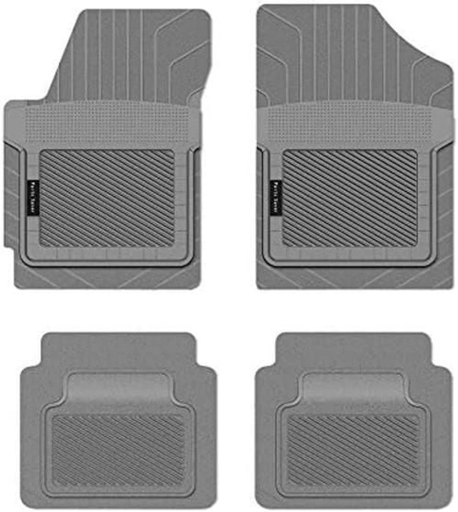 PantsSaver Custom Fit Car Floor Mats for Chevrolet Express 2003-2022 All Weather Protection (Grey