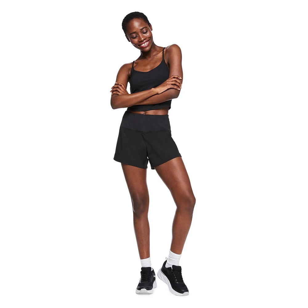 Short taille haute Athletic Works pour femmes Tailles TP–TTG