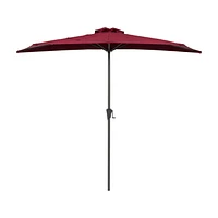 CorLiving 8.5Ft UV Resistant Half Umbrella