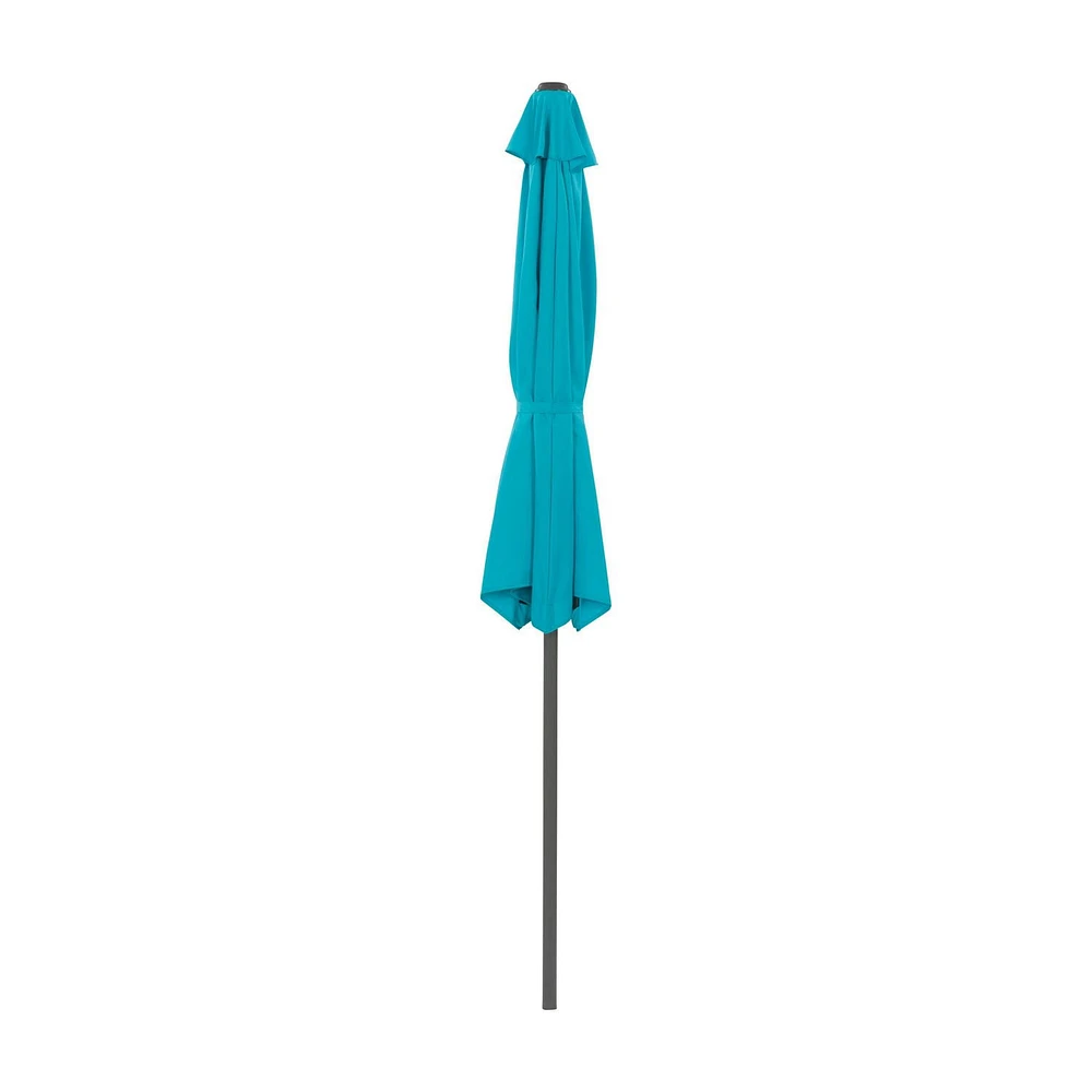 Demi-parasol CorLiving de 8,5 pi résistant aux UV