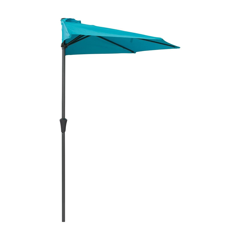 Demi-parasol CorLiving de 8,5 pi résistant aux UV