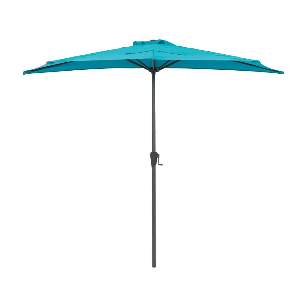 Demi-parasol CorLiving de 8,5 pi résistant aux UV