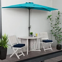 Demi-parasol CorLiving de 8,5 pi résistant aux UV