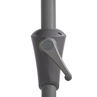 Demi-parasol CorLiving de 8,5 pi résistant aux UV