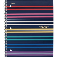 Five Star 3-Subject Preppy Day Notebook