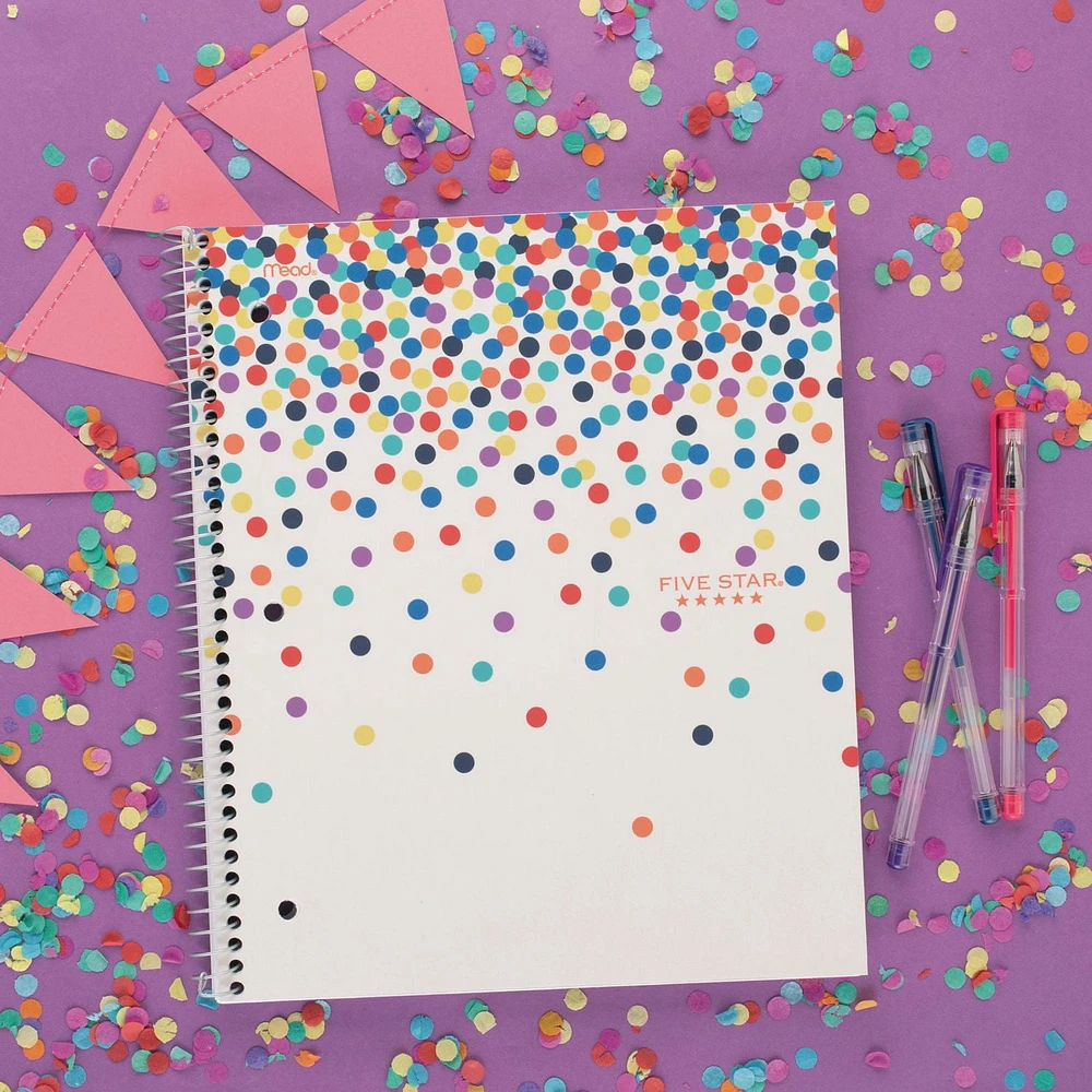 Five Star 3-Subject Preppy Day Notebook