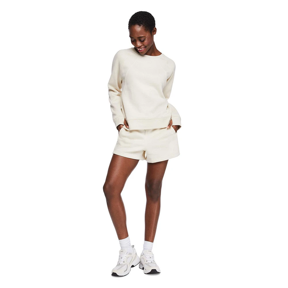 Short en molleton Athletic Works pour femmes Tailles TP–TTG