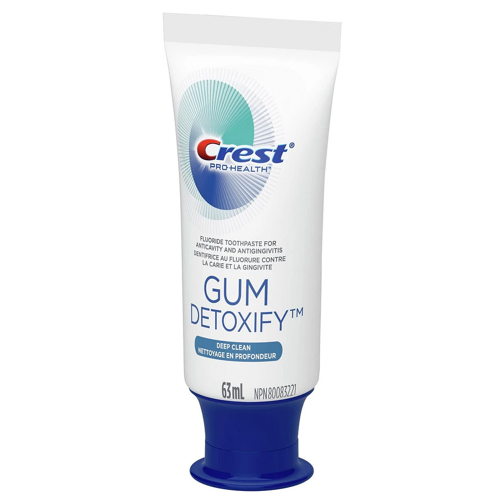 Crest Gum Detoxify Deep Clean Anticavity Fluoride Toothpaste, 63 mL