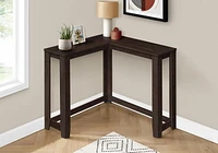 Monarch Specialties Accent Table, Console, Entryway, Narrow, Corner, Living Room, Bedroom, Laminate, Brown, Contemporary, Modern