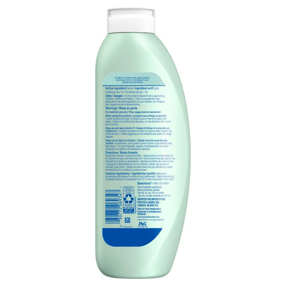 Head & Shoulders BARE Pure Clean Dandruff Shampoo, Anti-Dandruff, 400ML