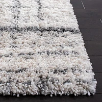 SAFAVIEH Fontana Louella Abstract Distressed Plush Shag Area Rug