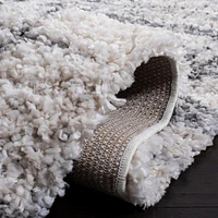 SAFAVIEH Fontana Louella Abstract Distressed Plush Shag Area Rug