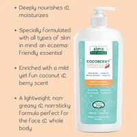 Aleva Naturals Cocoberry Toddles & Kids Shampoo & Wash + Body Lotion DUO- 480ml x 2