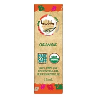 Buhbli Organics - Organic Orange Essential Oil, 15ml, 100% Pure & Natural - Bottled in Canada